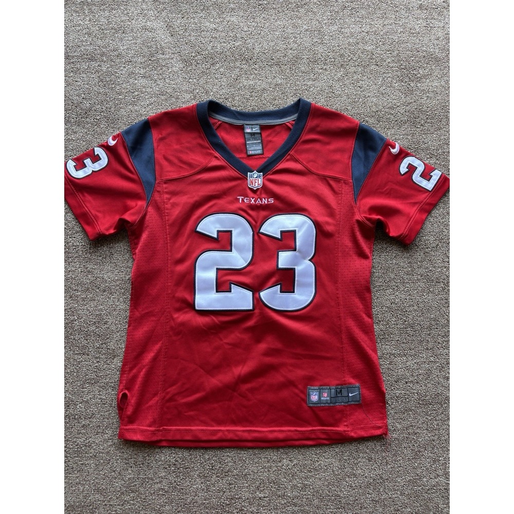 Womens Houston Texans Nike Arian Foster #23 Equipment On Field Red Jersey Size M